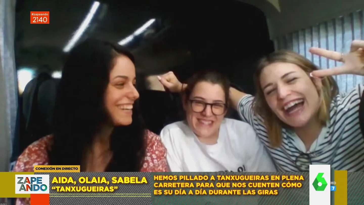 Las Tanxugueiras en Zapeando Las Tanxugueiras en Zapeando