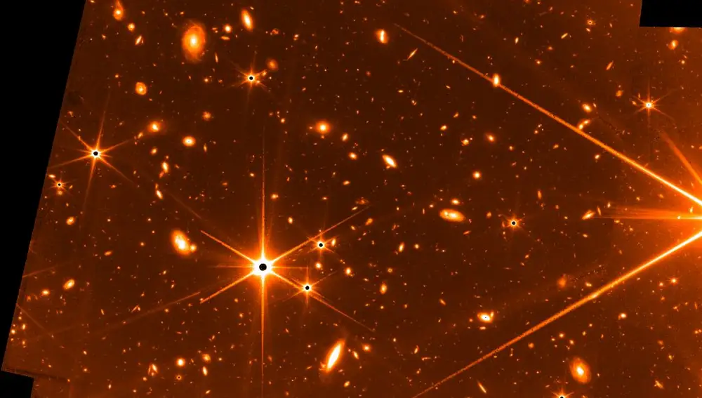 Imagen previa del telescopio espacial James Webb