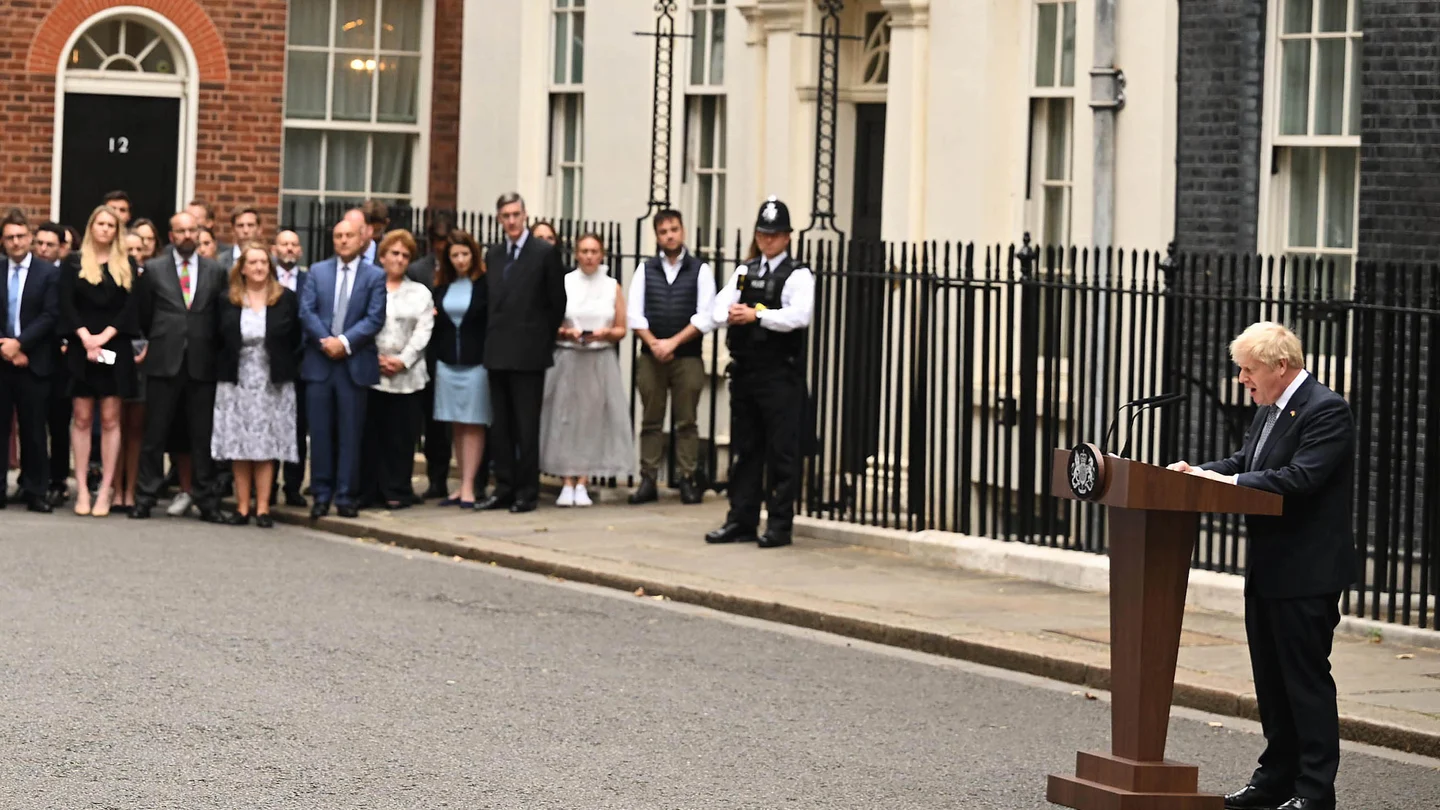 Boris Johnson anuncia su dimisión como líder de los 'tories' Boris Johnson anuncia su dimisión como líder de los 'tories'