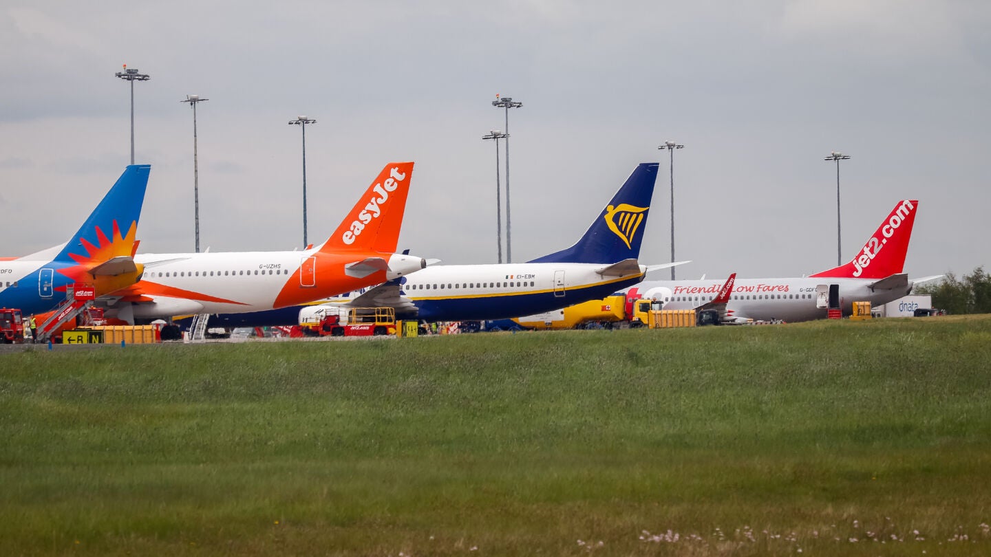 aviones en el aeropuerto