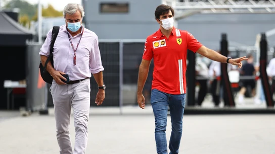 Carlos Sainz padre y su hijo Carlos Sainz padre y su hijo