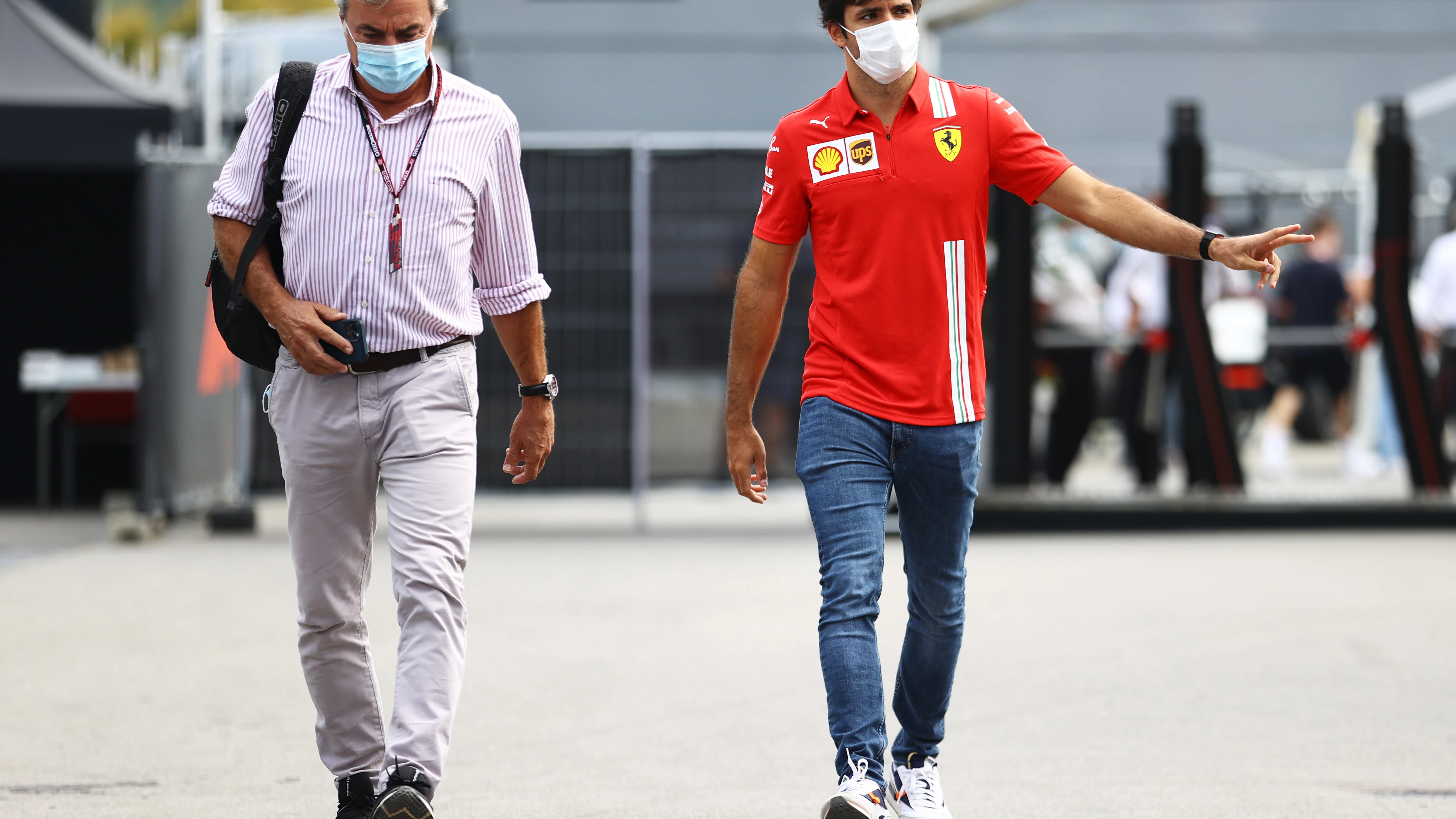 Carlos Sainz padre y su hijo