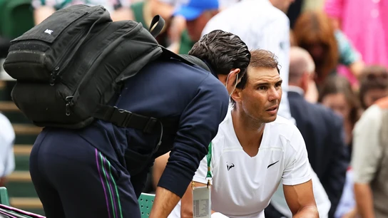 Nadal durante Wimbledon Nadal durante Wimbledon