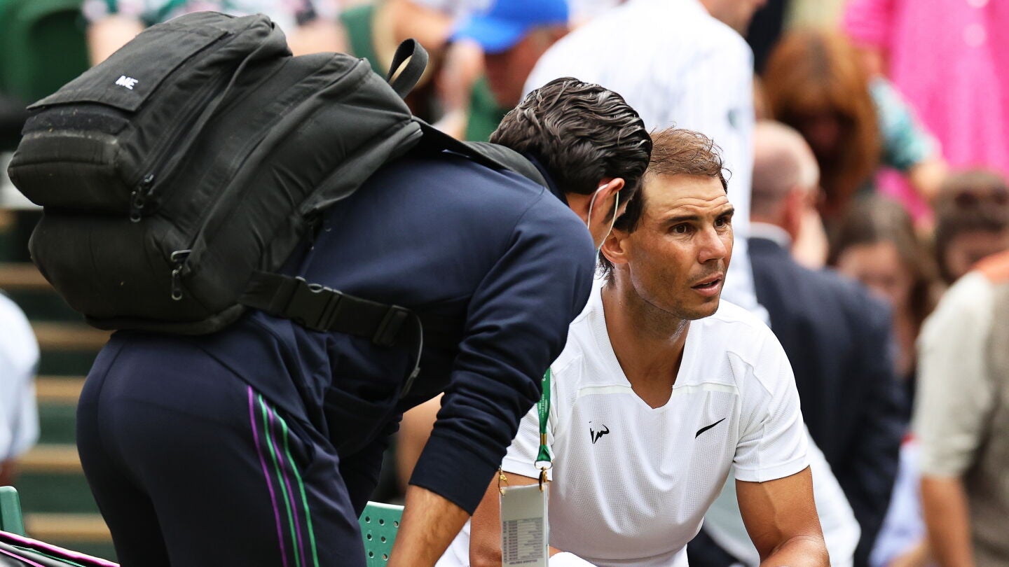 Nadal durante Wimbledon