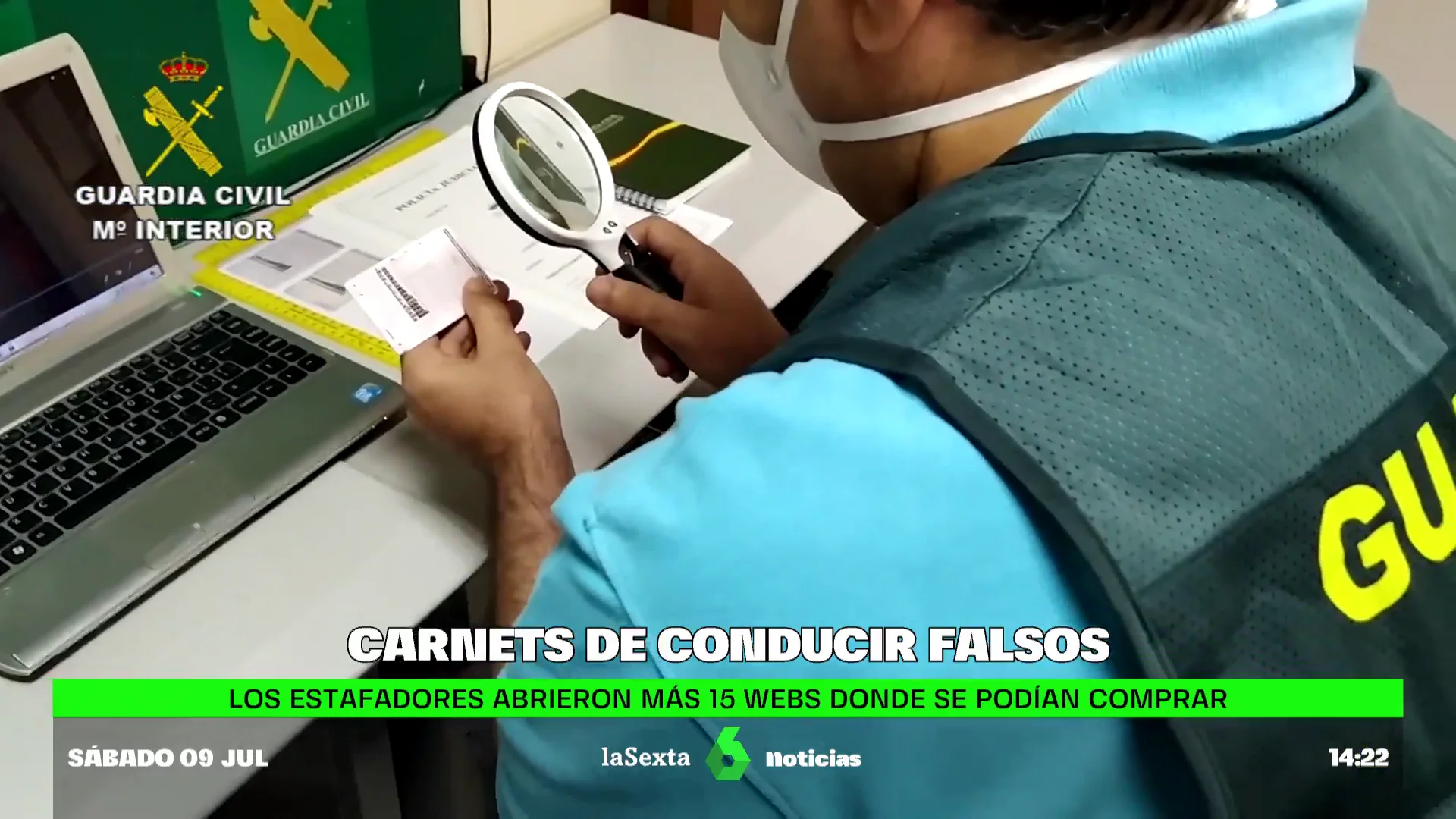 Vendían permisos de conducir falsos 