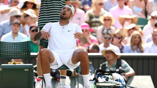 Nick Kyrgios, en Wimbledon Nick Kyrgios, en Wimbledon