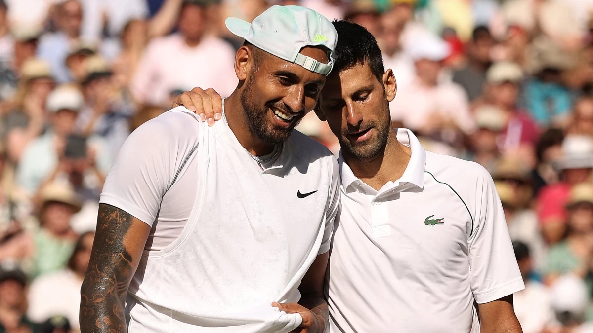 Kyrgios, con Djokovic