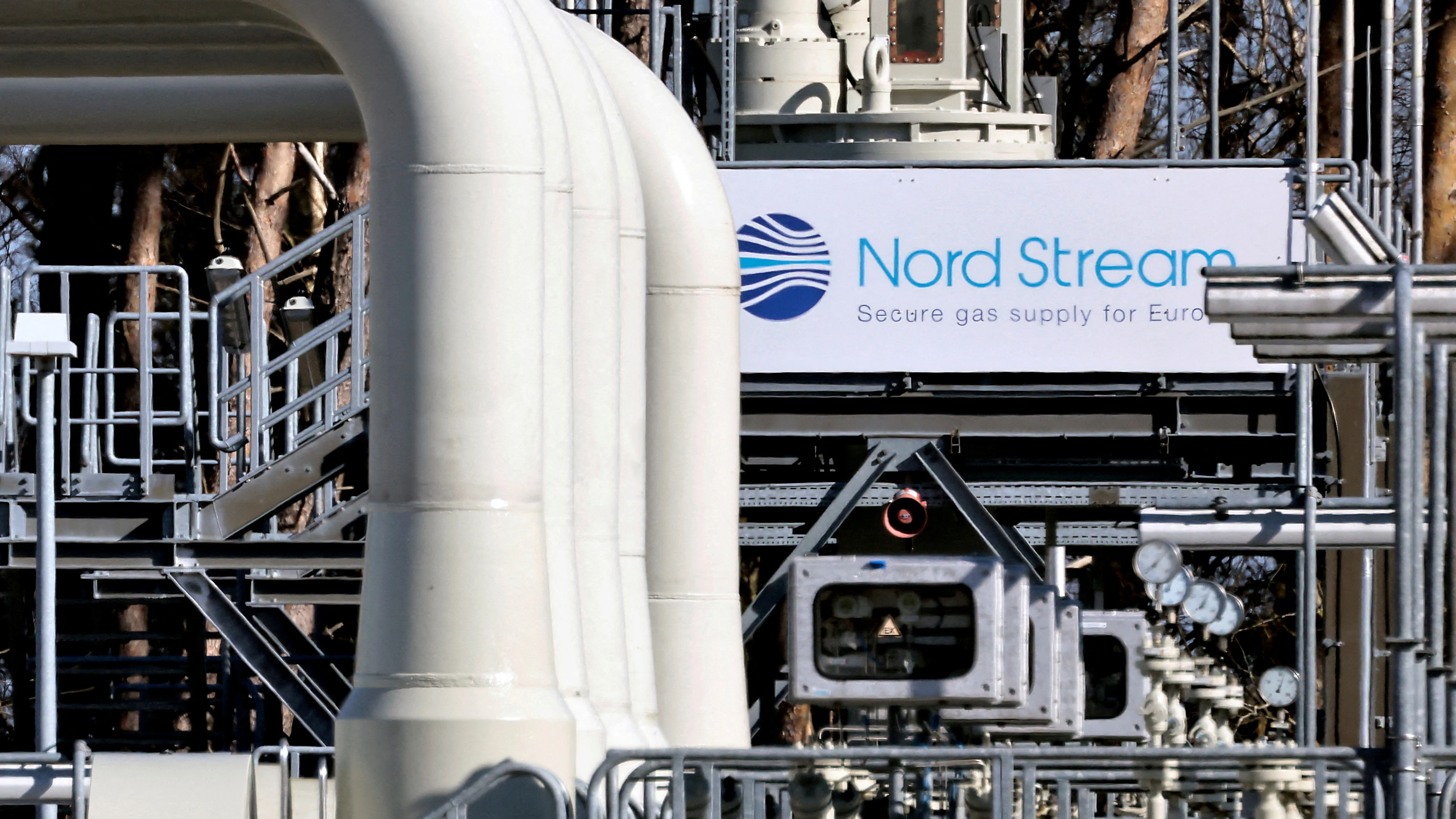 Imagen del Nord Stream 1 en Lubmin (Alemania)