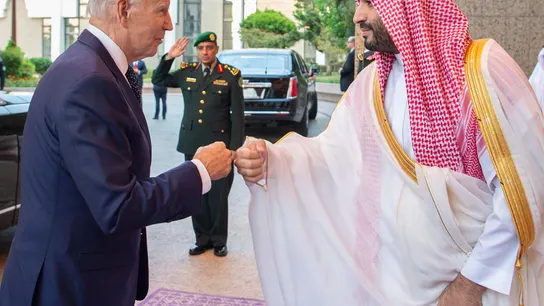 Biden y Bin Salmán  Biden y Bin Salmán