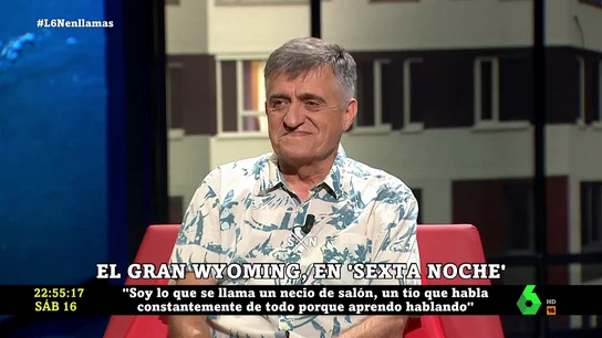 El Gran Wyoming confiesa en su nuevo programa cuándo comenzó a masturbarse: "Creo que en el seno materno" El Gran Wyoming confiesa en su nuevo programa cuándo comenzó a masturbarse: "Creo que en el seno materno"