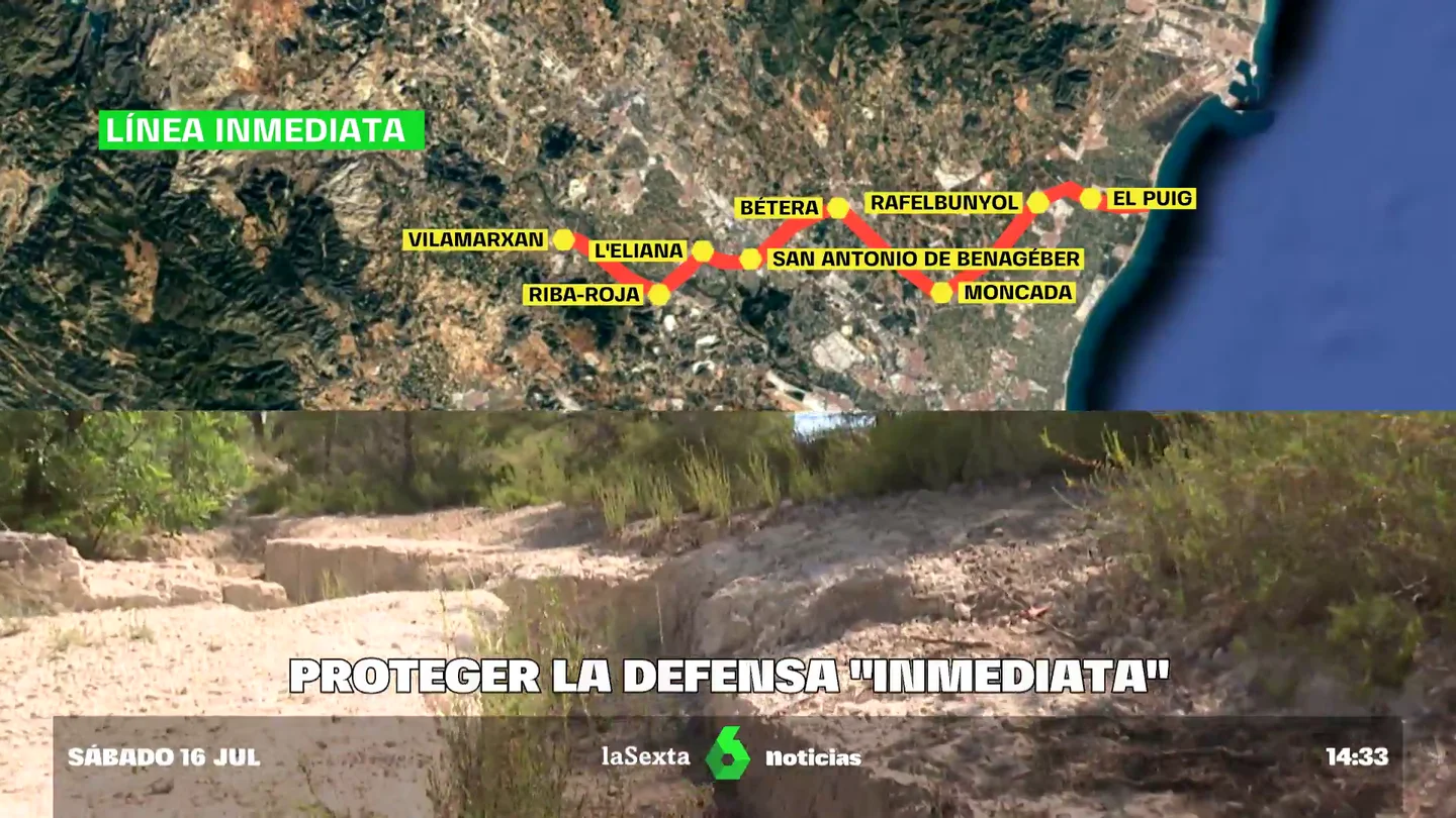 Una urbanización pone en peligro la "Inmediata", el último fortín valenciano de la Guerra Civil Una urbanización pone en peligro la "Inmediata", el último fortín valenciano de la Guerra Civil