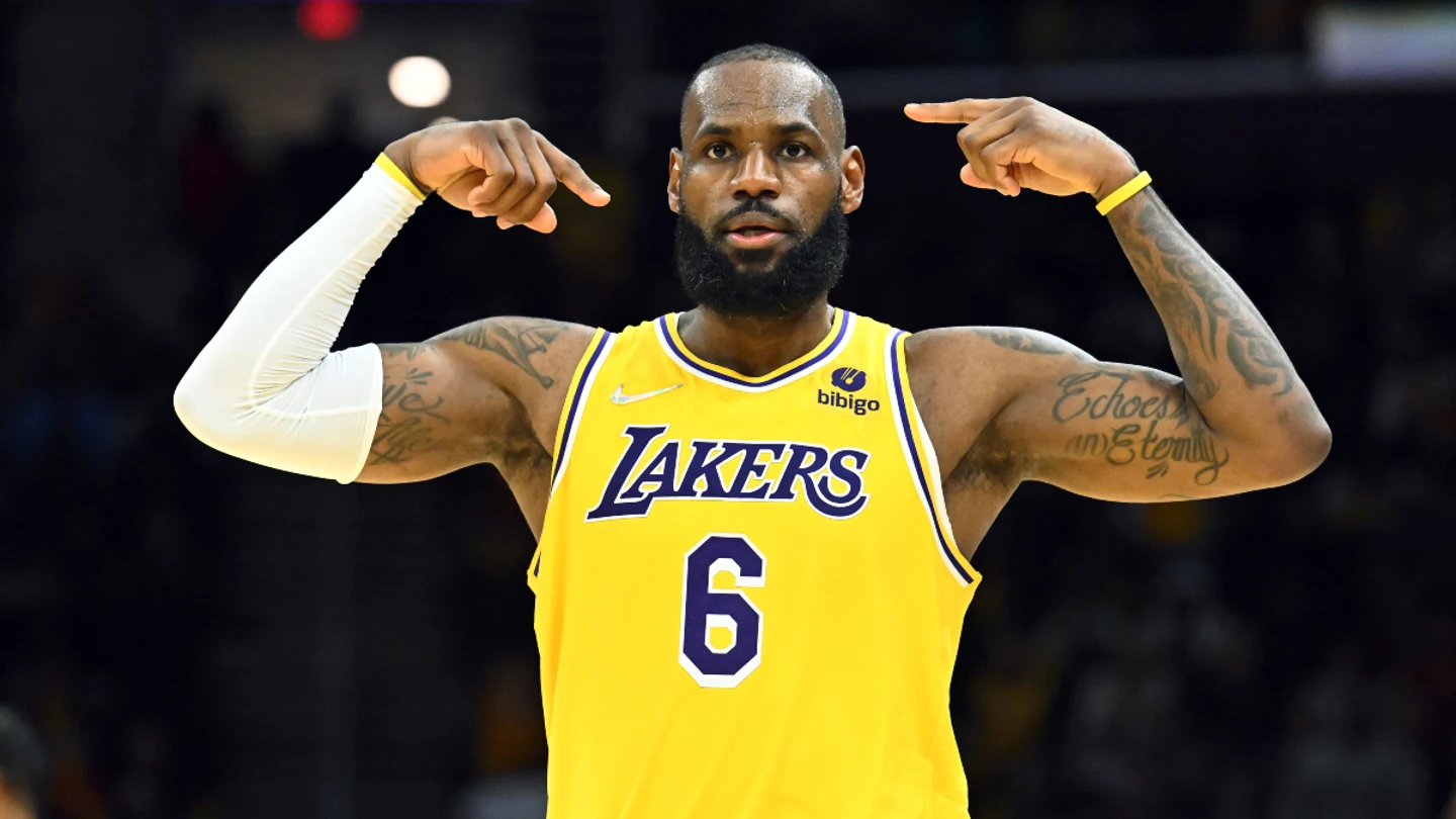 LeBron James, con los Lakers LeBron James, con los Lakers