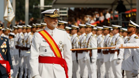 El rey Felipe VI en Marín El rey Felipe VI en Marín