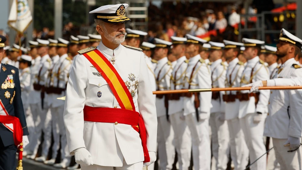 El rey Felipe VI en Marín El rey Felipe VI en Marín