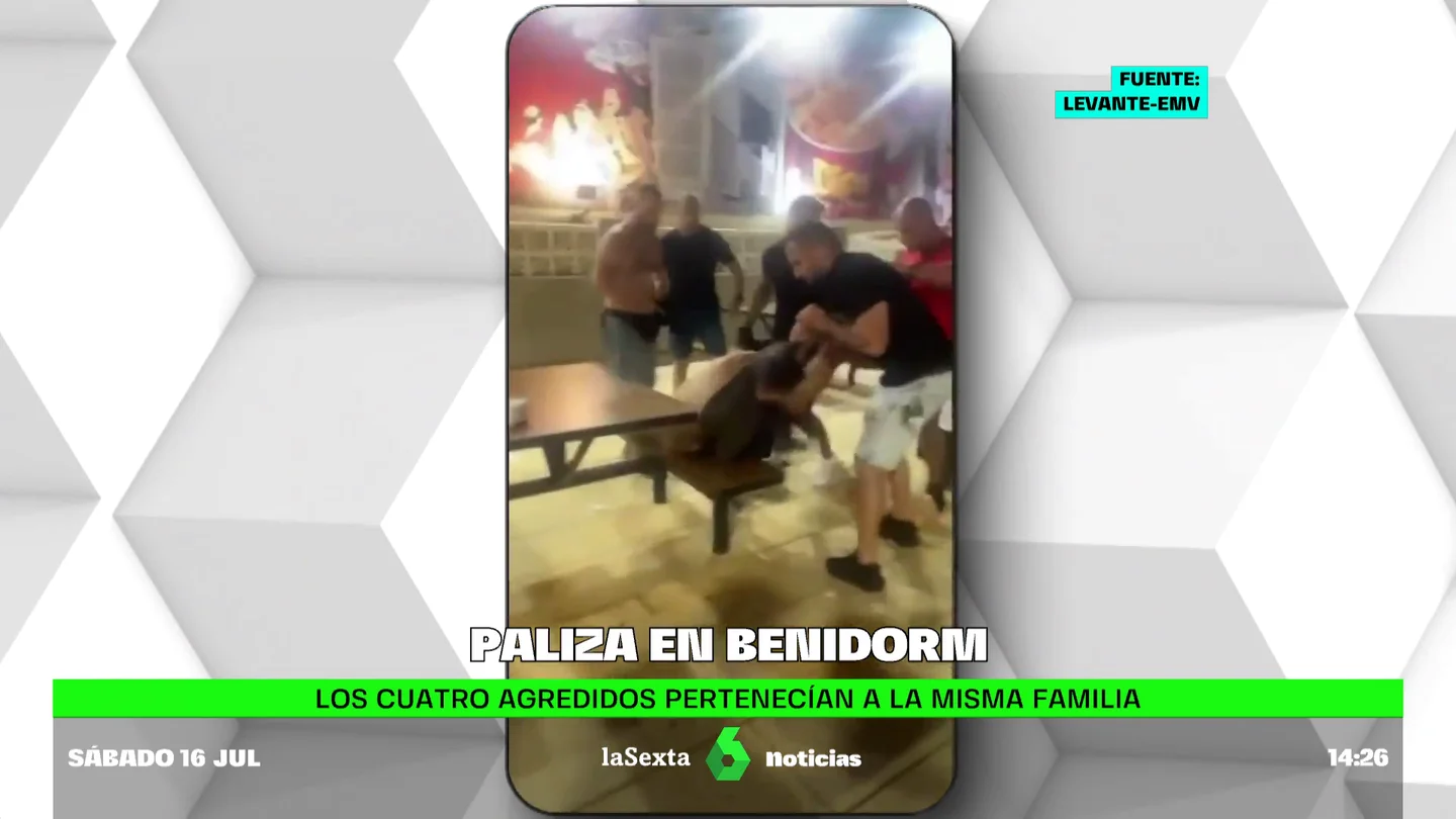 Brutal paliza en un restaurante de Benidorm Brutal paliza en un restaurante de Benidorm