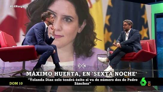 Máximo Huerta responde contundente sobre Díaz Ayuso: "No me gusta jugar a dar protagonismo a una parte de este país; como diría Rajoy, soy muy español y mucho español" Máximo Huerta responde contundente sobre Díaz Ayuso: "No me gusta jugar a dar protagonismo a una parte de este país; como diría Rajoy, soy muy español y mucho español"