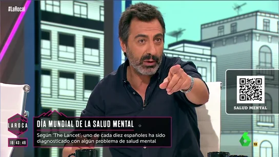Juan del Val pide "normalizar" ir al psiquiatra: "Yo estuve 6 años en tratamiento" Juan del Val pide "normalizar" ir al psiquiatra: "Yo estuve 6 años en tratamiento"