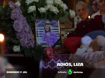 Funeral de Liza, niña ucraniana 