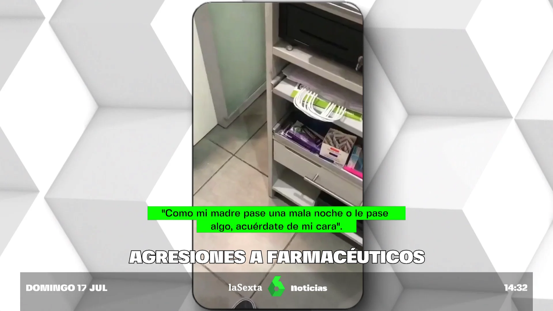 FARMACÉUTICOS AGREDIDOS