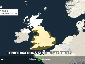 Reino Unido declara por primera vez en su historia una alerta roja debido al calor extremo 
