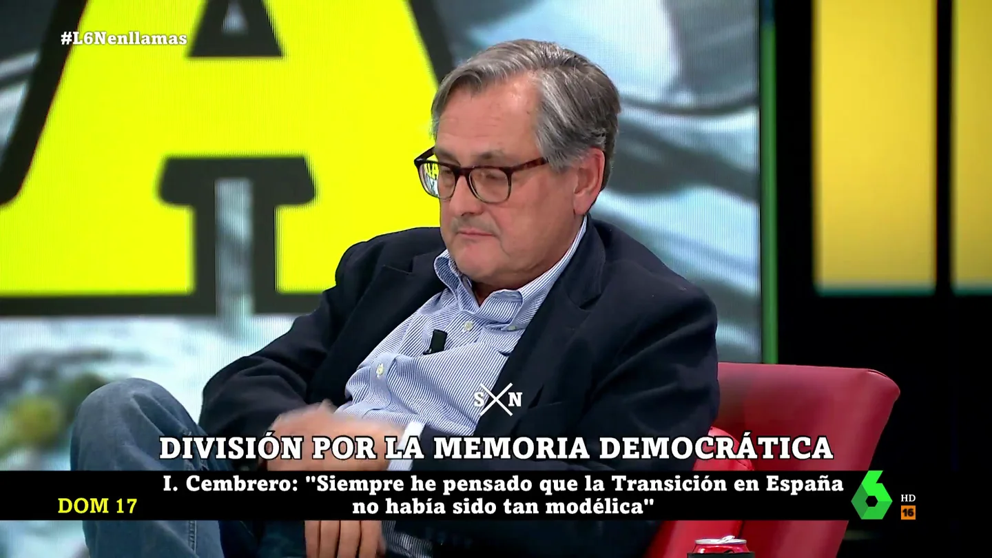 Paco Marhuenda defiende la Transición y carga contra la Ley de Memoria: "Va a ir a la papelera en año y medio" Paco Marhuenda defiende la Transición y carga contra la Ley de Memoria: "Va a ir a la papelera en año y medio"