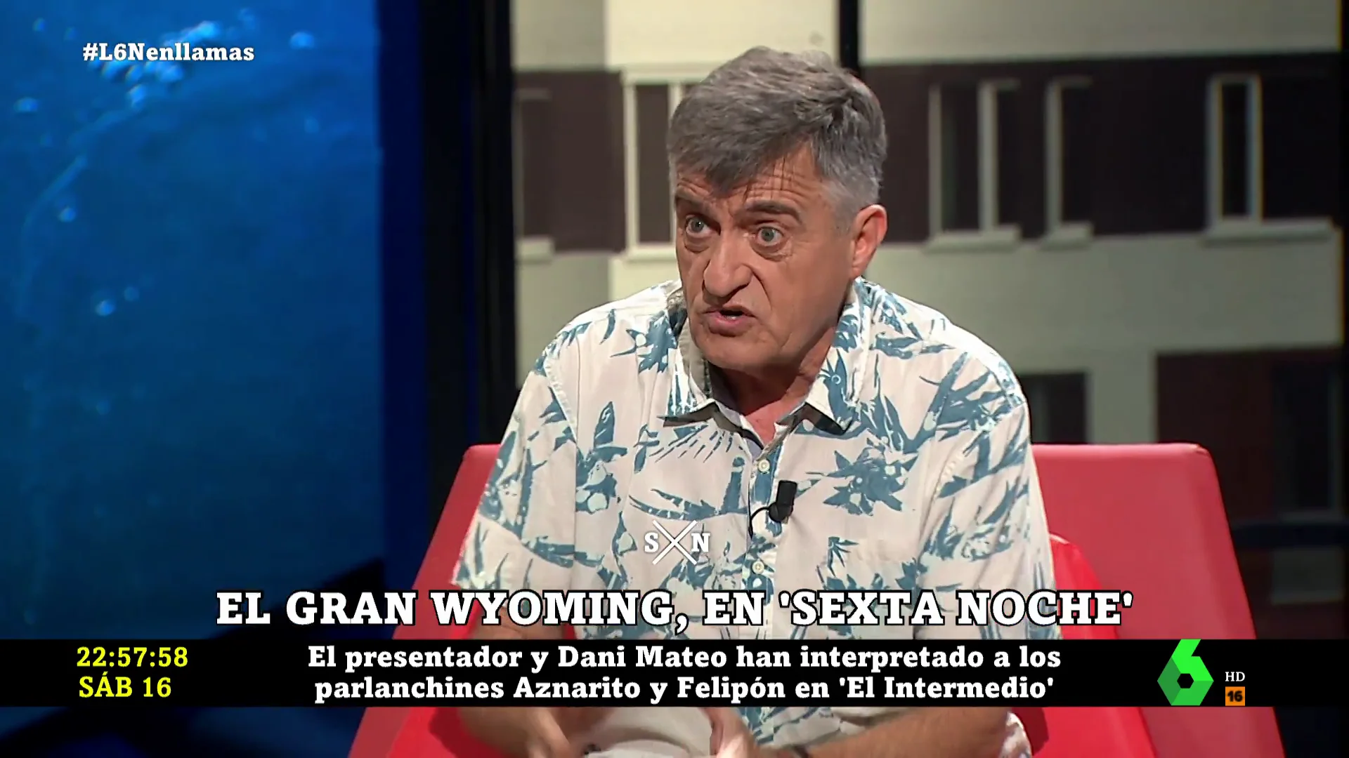 El Gran Wyoming confiesa su papel en El Intermedio: "No pego ni sello"