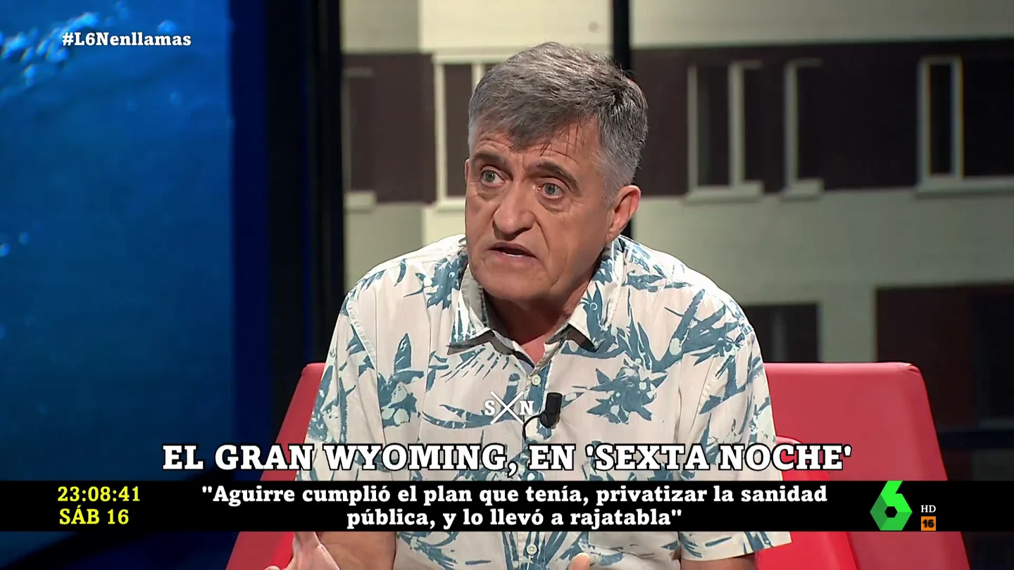 El Gran Wyoming, tajante contra los recortes en Sanidad: "Hay políticas que podríamos calificar de criminales" El Gran Wyoming, tajante contra los recortes en Sanidad: "Hay políticas que podríamos calificar de criminales"