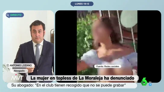 El abogado de la mujer en topless de La Moraleja asegura que recibió mensajes amenazantes El abogado de la mujer en topless de La Moraleja asegura que recibió mensajes amenazantes