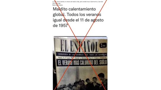 No, en España no se alcanzaron los 50 grados hace más de medio siglo No, en España no se alcanzaron los 50 grados hace más de medio siglo