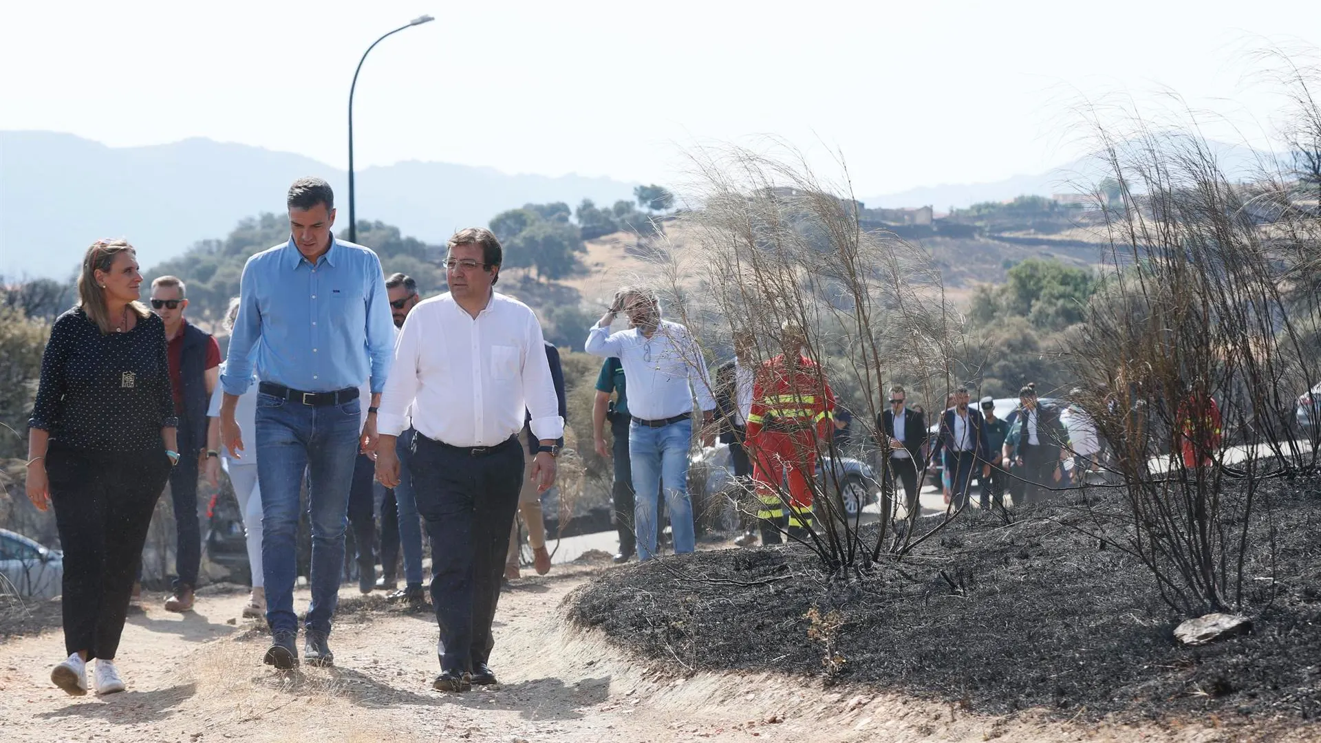 Sánchez en Casas de Miravete