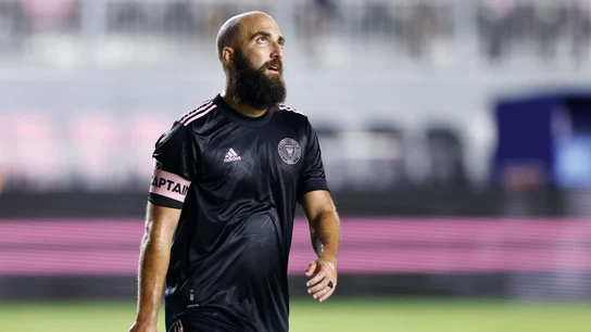 Gonzalo Higuaín durante un partido con el Inter Miami Gonzalo Higuaín durante un partido con el Inter Miami
