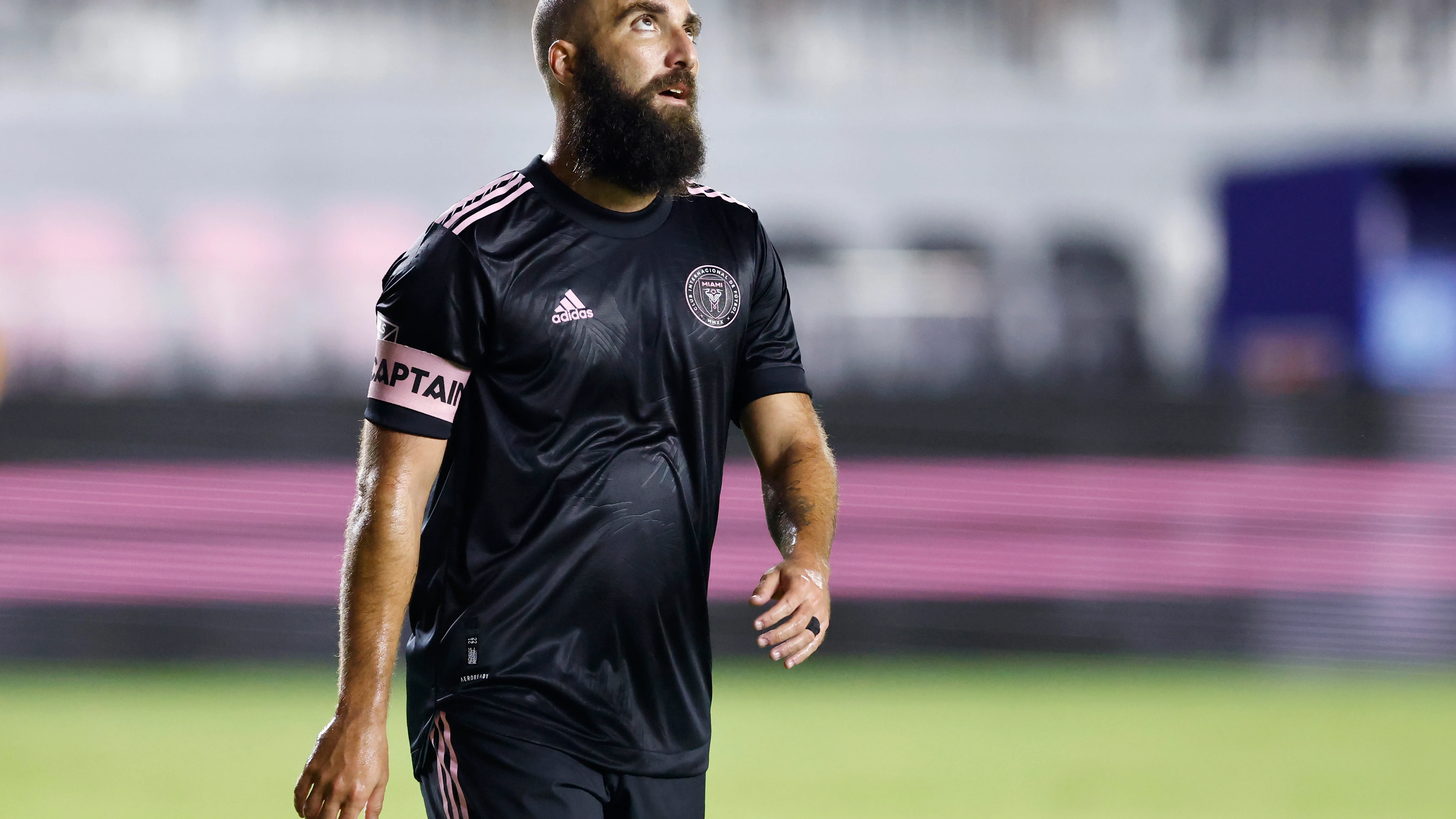 Gonzalo Higuaín durante un partido con el Inter Miami