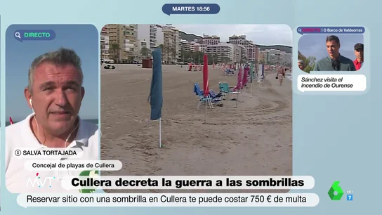 "Bajan con siete sombrillas de sus vecinos porque se turnan": los motivos detrás de la 'guerra' a los madrugadores en las playas de Cullera "Bajan con siete sombrillas de sus vecinos porque se turnan": los motivos detrás de la 'guerra' a los madrugadores en las playas de Cullera