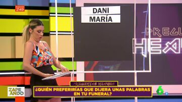 Así se imagina Valeria Ros su funeral: "Si se me ve un poco de teta, mejor" 