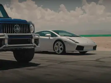 ¿Puede ganar el gigantesco Mercedes-AMG G 63 al Lamborghini Gallardo en esta carrera? ¿Puede ganar el gigantesco Mercedes-AMG G 63 al Lamborghini Gallardo en esta carrera?