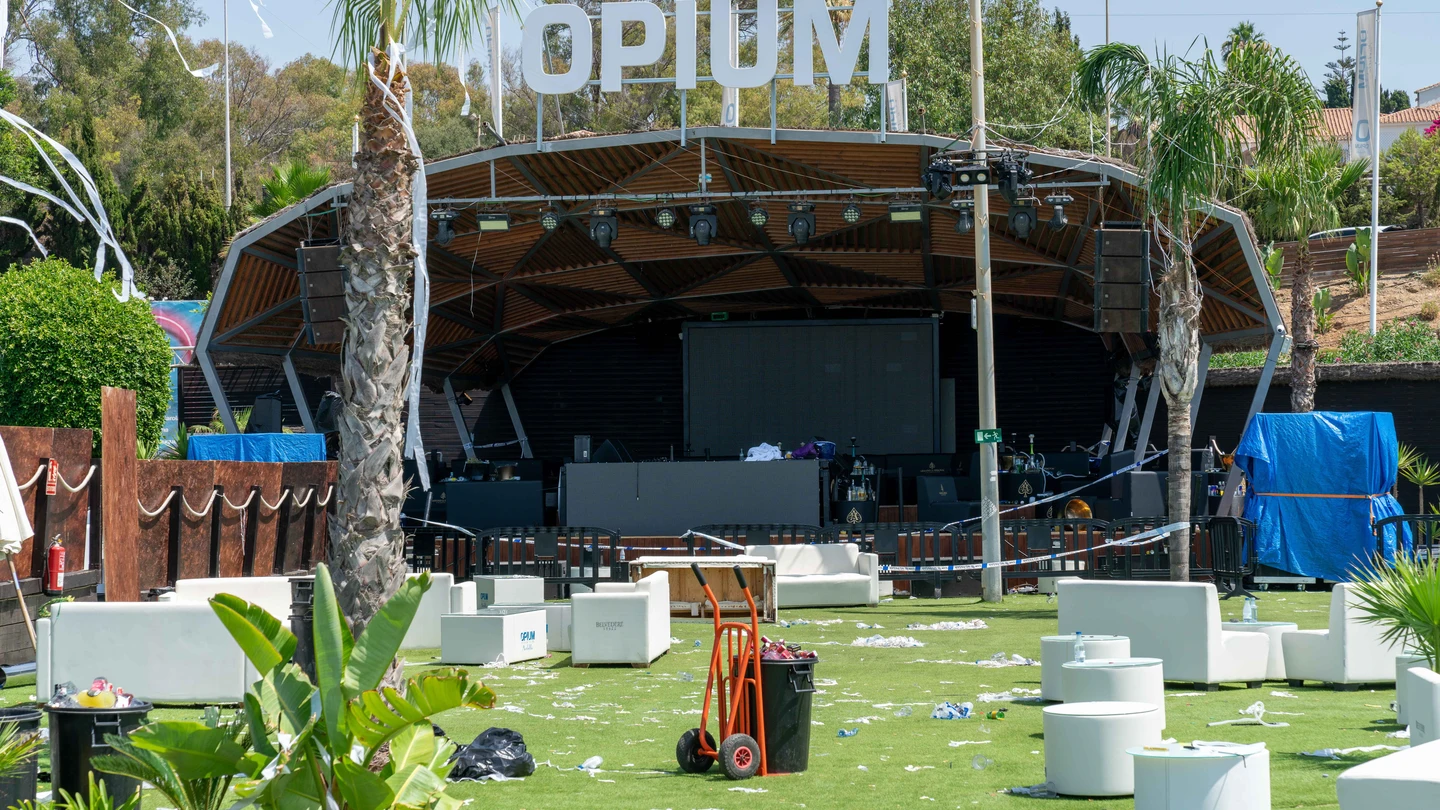 Aspecto que presenta la discoteca Opium de Marbella (Málaga) Aspecto que presenta la discoteca Opium de Marbella (Málaga)