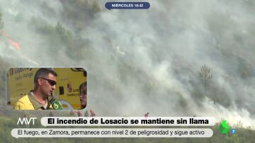 La confesión de un bombero que trabaja en Losacio: "Los dos últimos fuegos son los más violentos que me he llegado a enfrentar"