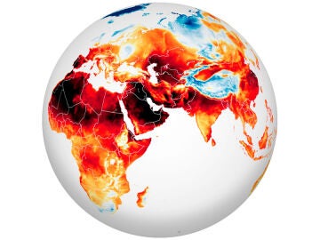 Mapa temperaturas 13 de julio de 2022