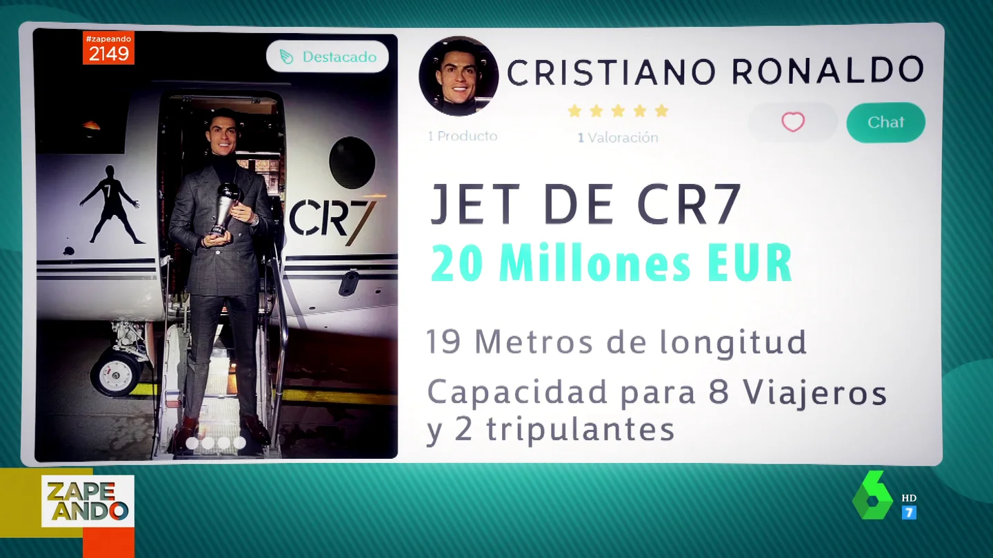 Cristiano Ronaldo vende su avión privado Cristiano Ronaldo vende su avión privado