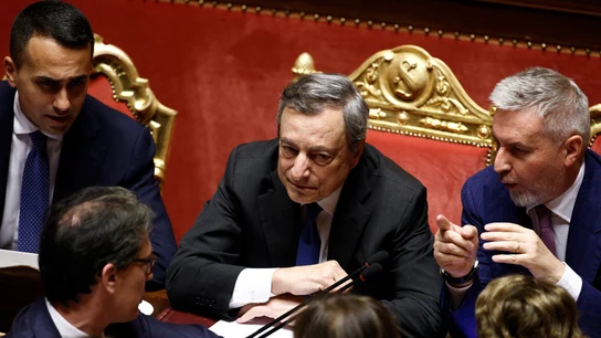 El primer ministro italiano, Mario Draghi El primer ministro italiano, Mario Draghi