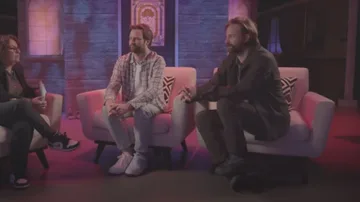 Los hermanos Duffer durante la entrevista para 'Showrunners sitdown' de Variety