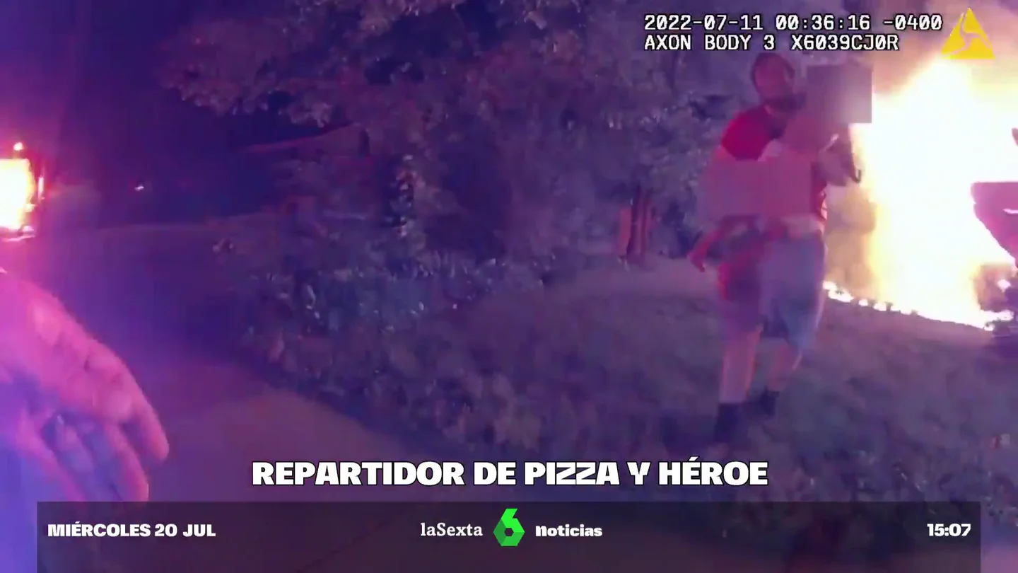 El héroe que fue a repartir una pizza y acabó rescatando a 5 niños de un incendio mortal En Indiana