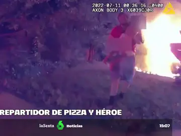 El héroe que fue a repartir una pizza y acabó rescatando a 5 niños de un incendio mortal