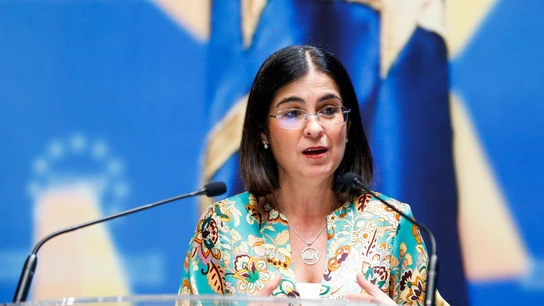 Carolina Marín, ministra de Sanidad, durante una comparecencia Carolina Marín, ministra de Sanidad, durante una comparecencia