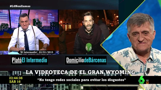 El chiste malísimo con el que Wyoming dio paso a Yélamo durante el registro de la casa de Luis Bárcenas El chiste malísimo con el que Wyoming dio paso a Yélamo durante el registro de la casa de Luis Bárcenas