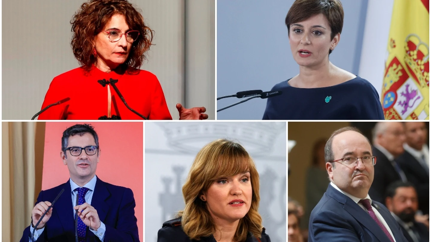 Los cinco ministros que Sánchez plantea para su nuevo núcleo duro en el PSOE Los cinco ministros que Sánchez plantea para su nuevo núcleo duro en el PSOE