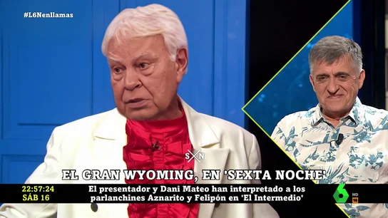 El Gran Wyoming explica cómo nacieron 'Aznarito y Felipón' en El Intermedio El Gran Wyoming explica cómo nacieron 'Aznarito y Felipón' en El Intermedio