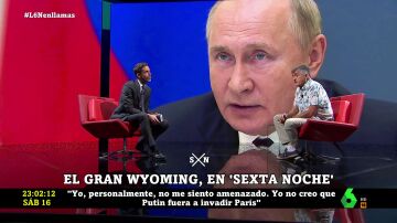 El Gran Wyoming, sobre la guerra de Rusia en Ucrania: "Creo que la invasión era evitable" / Wyoming desmonta a Putin en cuatro minutos... / El Gran Wyoming carga contra Putin:...