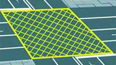 Cuadricula amarilla Cuadricula amarilla