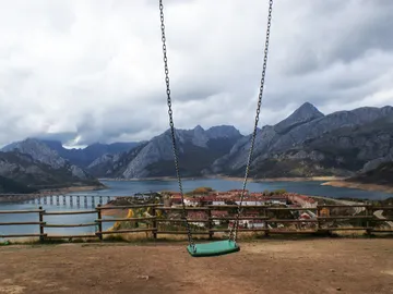 Columpio en Riaño, León Columpio en Riaño, León